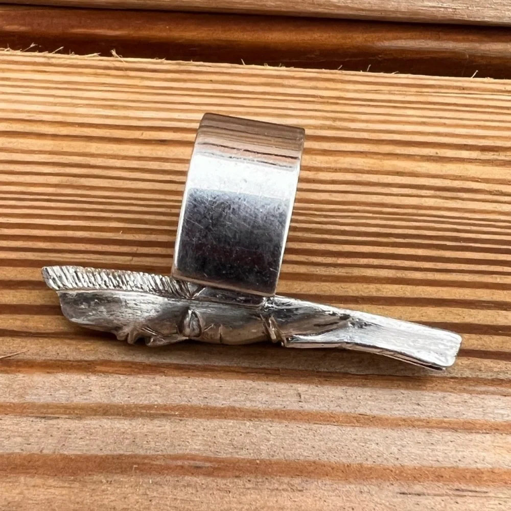 - Warrior King Mask Stainless Steel Ring! EUC!